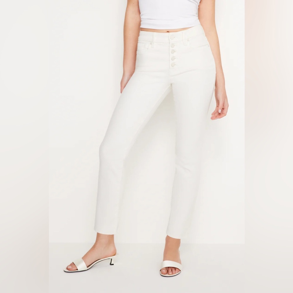 Good American White Skinny Jeans